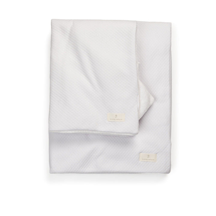 Babydeken in losange & fleece - Geborduurd met naam - Caro B Handmade