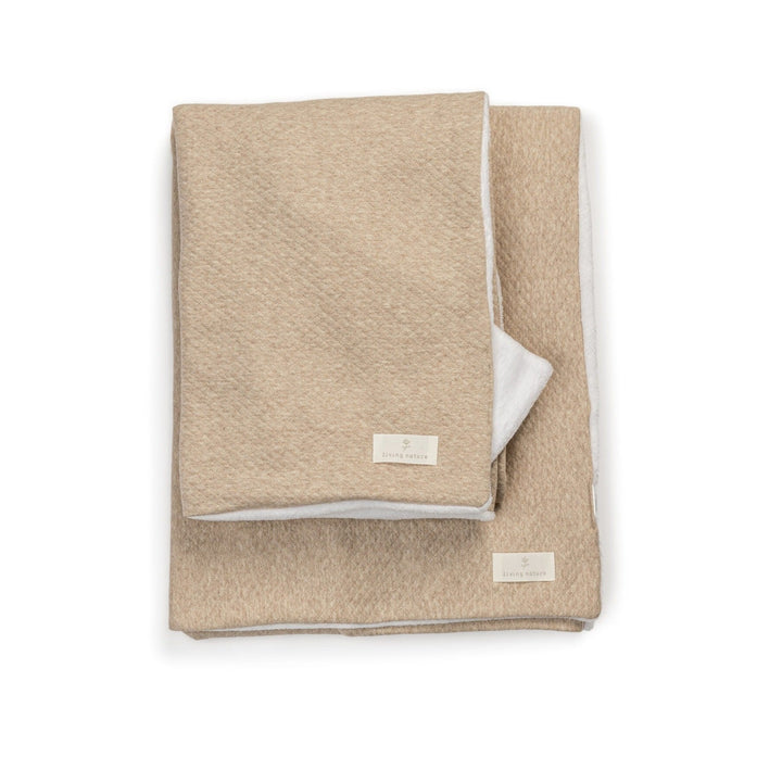 Babydeken in losange & fleece - Geborduurd met naam - Caro B Handmade