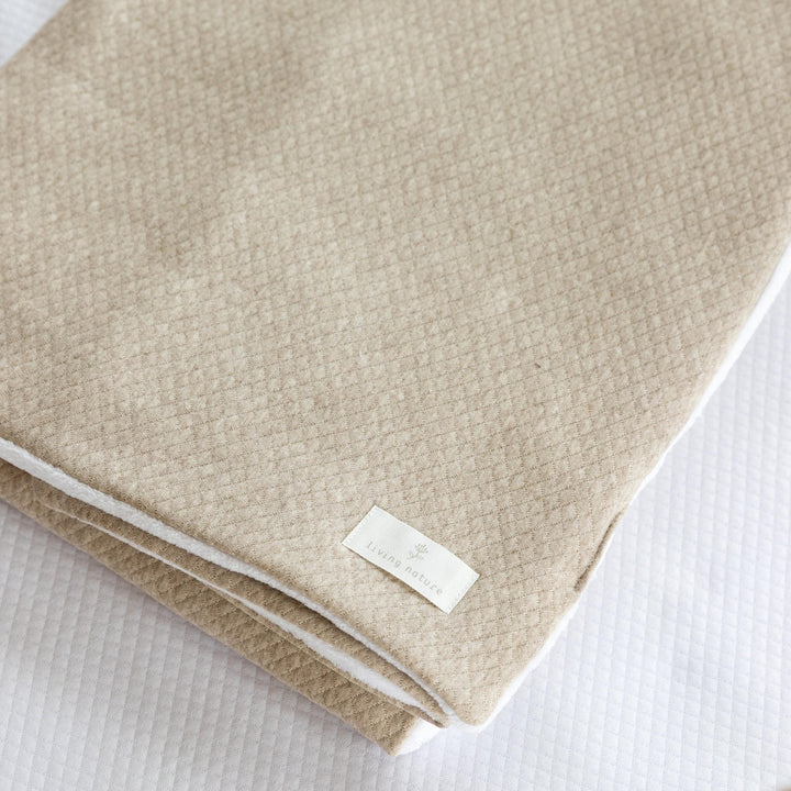 Babydeken in losange & fleece - Geborduurd met naam - Caro B Handmade