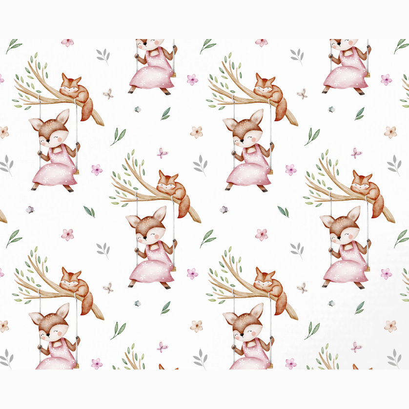 Handgemaakt Babydeken Bosdieren – Exclusieve Stoffen & met Naam Caro B Handmade