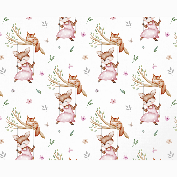 Handgemaakt Babydeken Bosdieren – Exclusieve Stoffen & met Naam Caro B Handmade