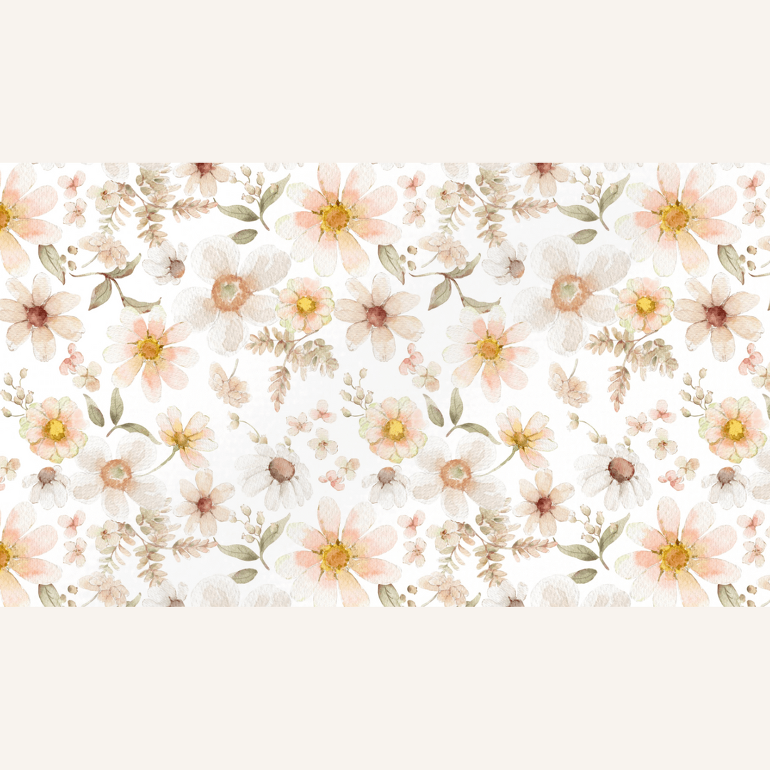 Handgemaakt Babydeken Bloemen of Blad – Exclusieve Stoffen & met Naam Caro B Handmade