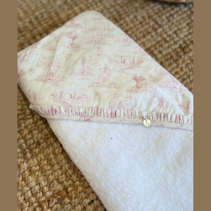 Badcape met Naam - Vintage Baby Gi