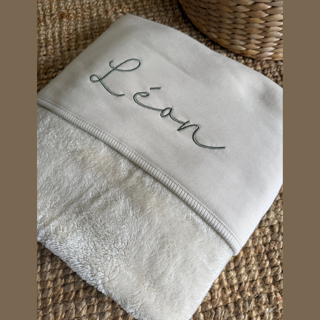 Babydeken Teddy - Gepersonaliseerd met Naam - Borduren Jollein
