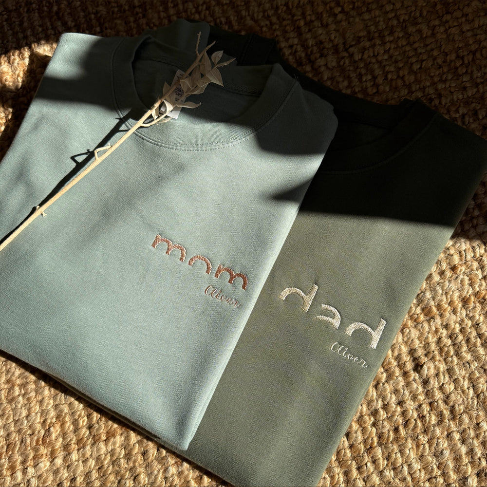 Papa of peter sweater met naam - Caro B Handmade