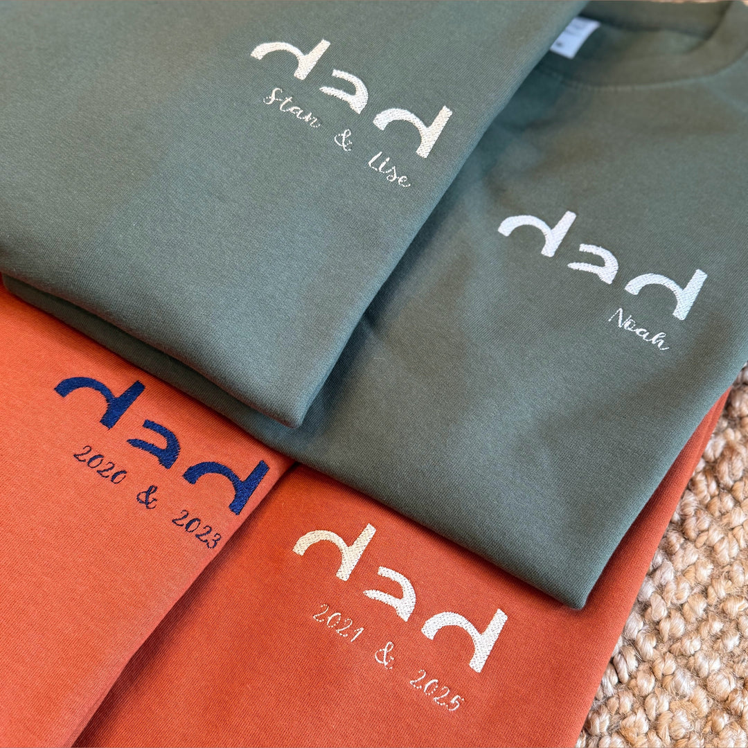 Papa of peter sweater met naam - Caro B Handmade