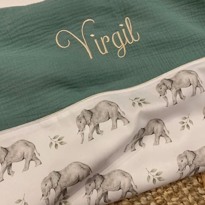 Handgemaakt Babydeken Safari – Exclusieve Stoffen & met Naam Caro B Handmade