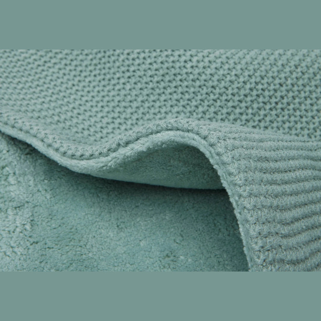 Jollein Deken Basic Knit Fleece met Naam – Gepersonaliseerd Babydeken Jollein