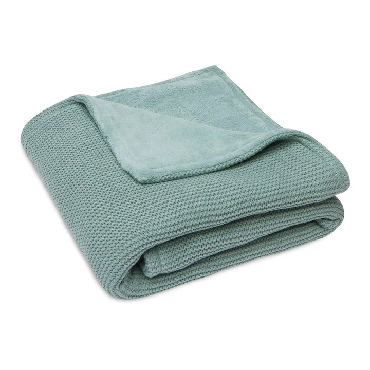 Jollein Deken Basic Knit Fleece met Naam – Gepersonaliseerd Babydeken Jollein