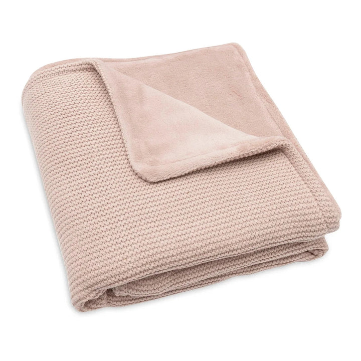 Jollein Deken Basic Knit Fleece met Naam – Gepersonaliseerd Babydeken Jollein