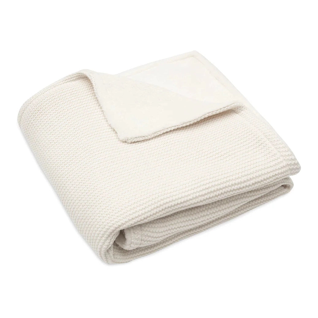 Jollein Deken Basic Knit Fleece met Naam – Gepersonaliseerd Babydeken Jollein