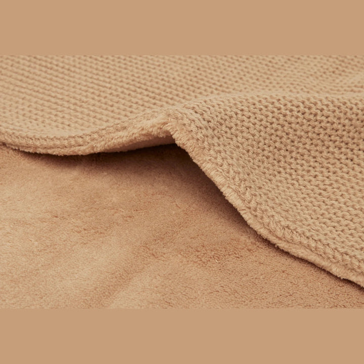 Jollein Deken Basic Knit Fleece met Naam – Gepersonaliseerd Babydeken Jollein