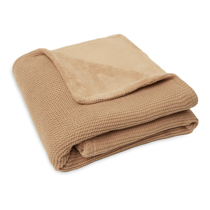 Jollein Deken Basic Knit Fleece met Naam – Gepersonaliseerd Babydeken Jollein