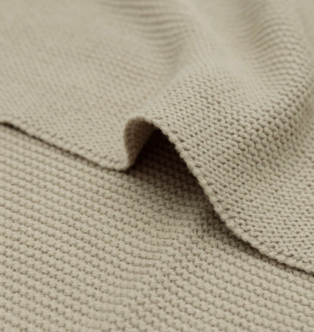 Jollein Babydeken Basic Knit met Naam - Borduren