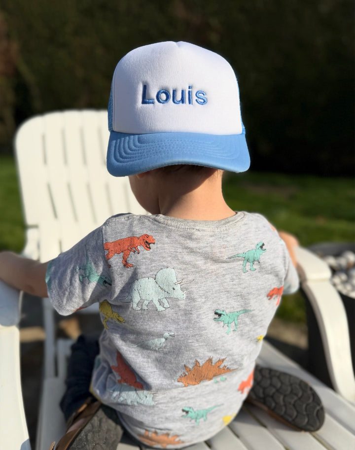 Trucker Kinderpet met Naam - Borduren