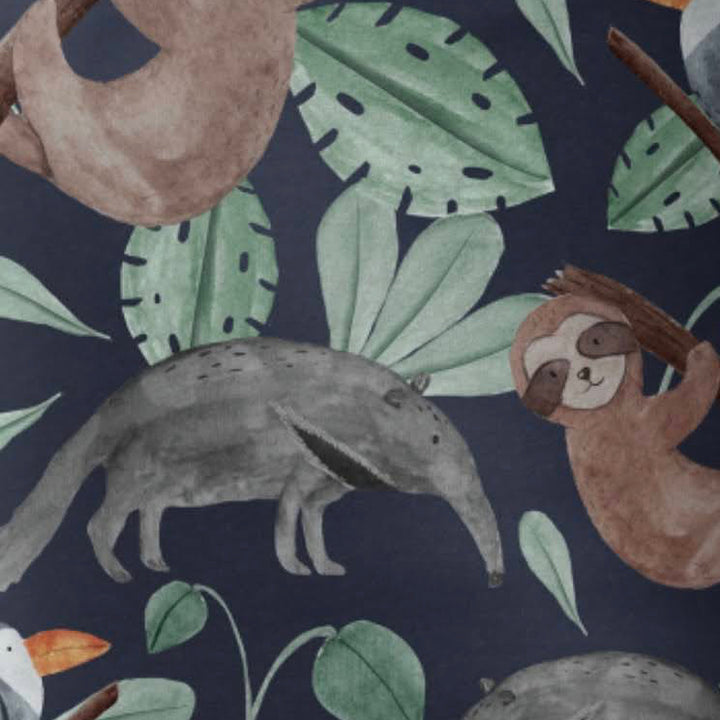 Handgemaakt babydeken met safariediertjes & naam – Stel zelf je babydeken samen Caro B Handmade