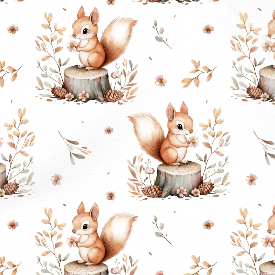 Handgemaakt Babydeken Bosdieren – Exclusieve Stoffen & met Naam Caro B Handmade