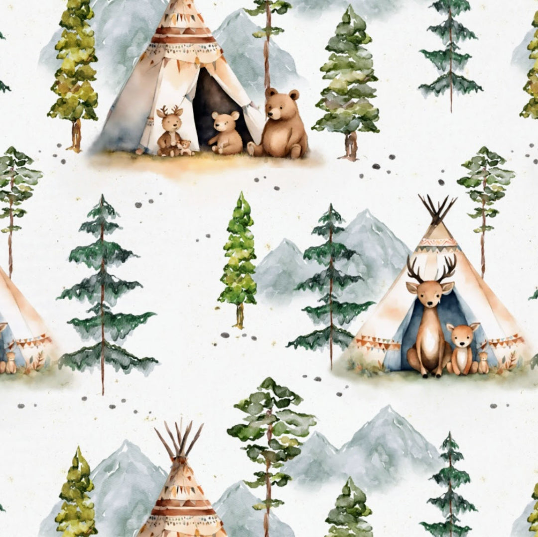 Handgemaakt Babydeken Bosdieren – Exclusieve Stoffen & met Naam Caro B Handmade