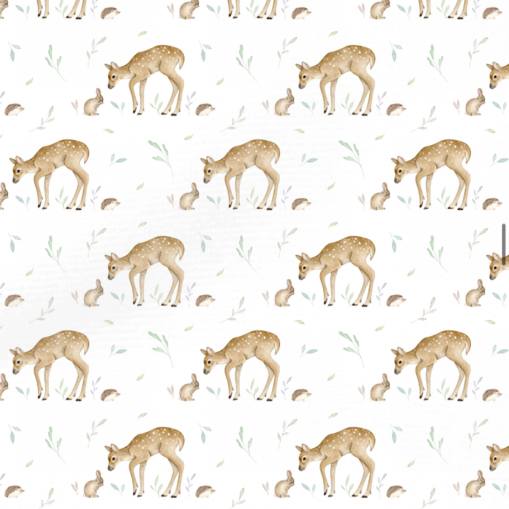 Handgemaakt Babydeken Bosdieren – Exclusieve Stoffen & met Naam Caro B Handmade