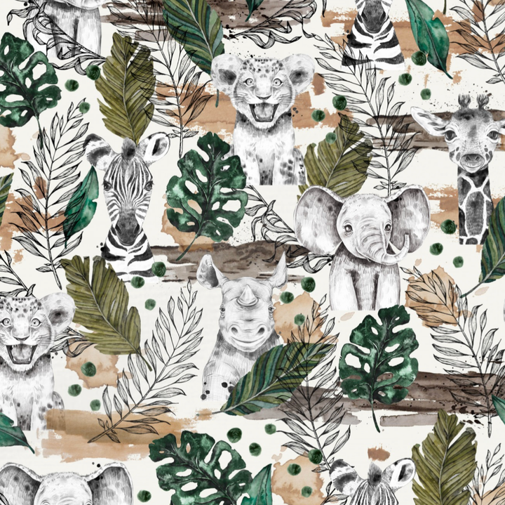 Handgemaakt Babydeken Safari – Exclusieve Stoffen & met Naam Caro B Handmade