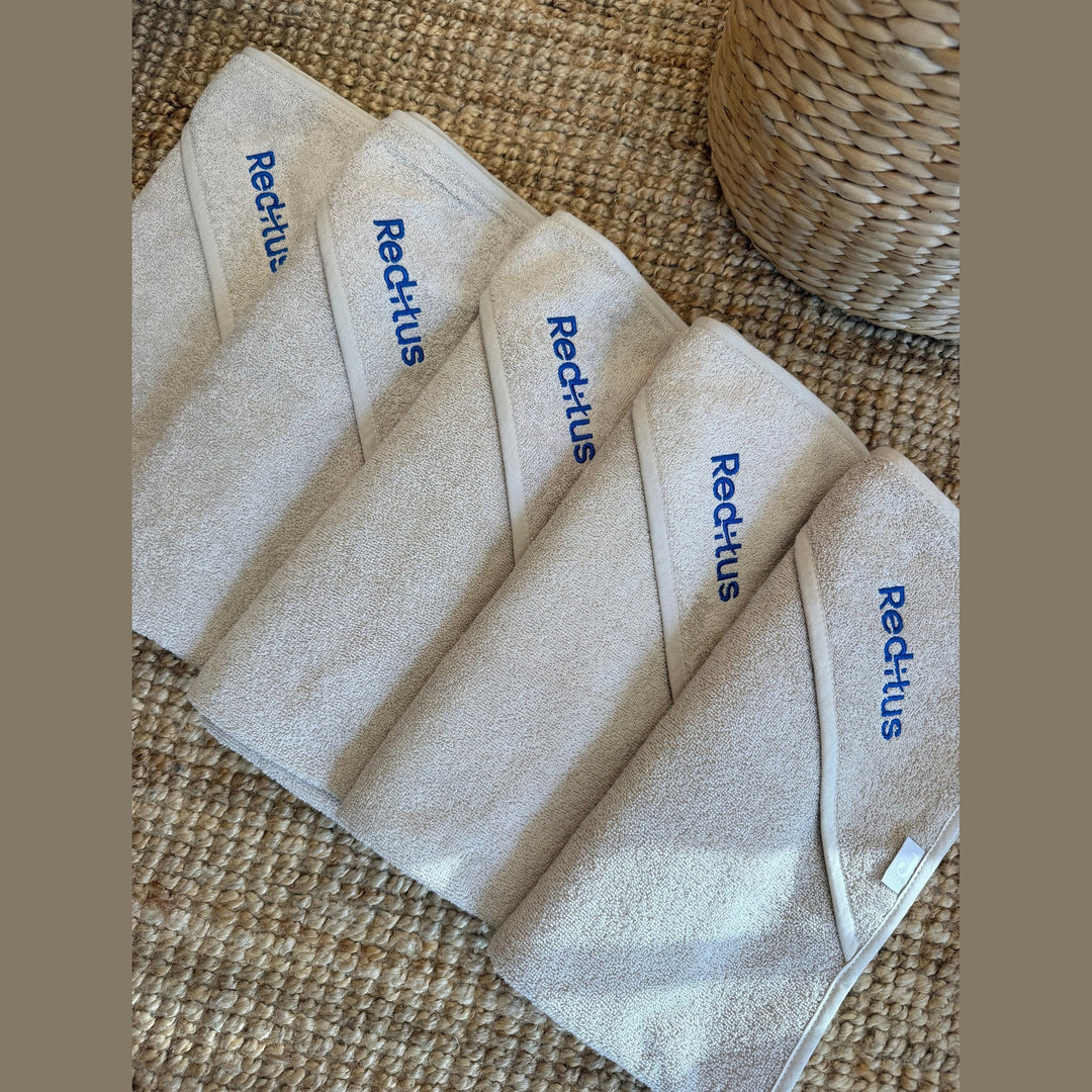 Zakelijk Pakket met bedrijfslogo - 5 badcapes Caro B Handmade - Signature Collection