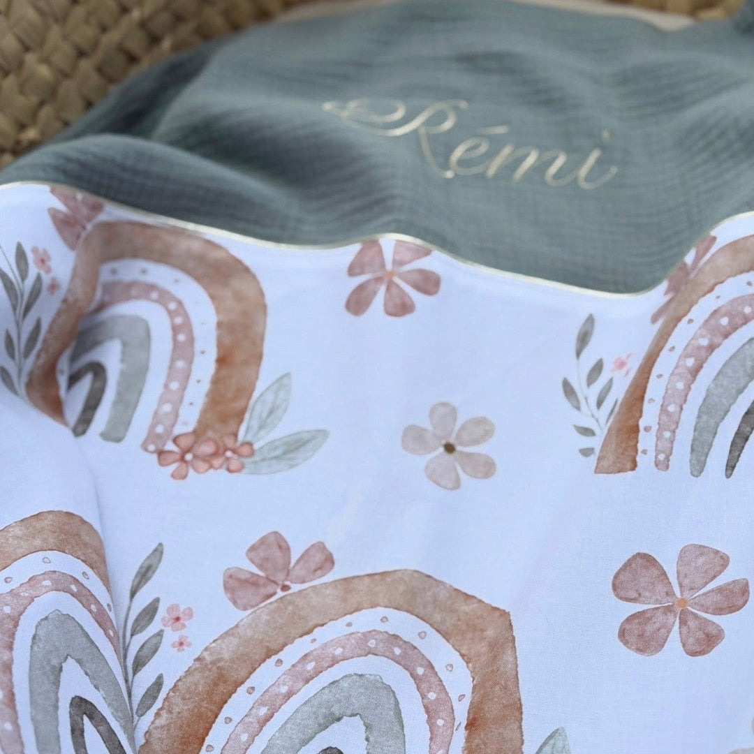 Handgemaakt Babydeken Fantasie – Exclusieve Stoffen & met Naam Caro B Handmade