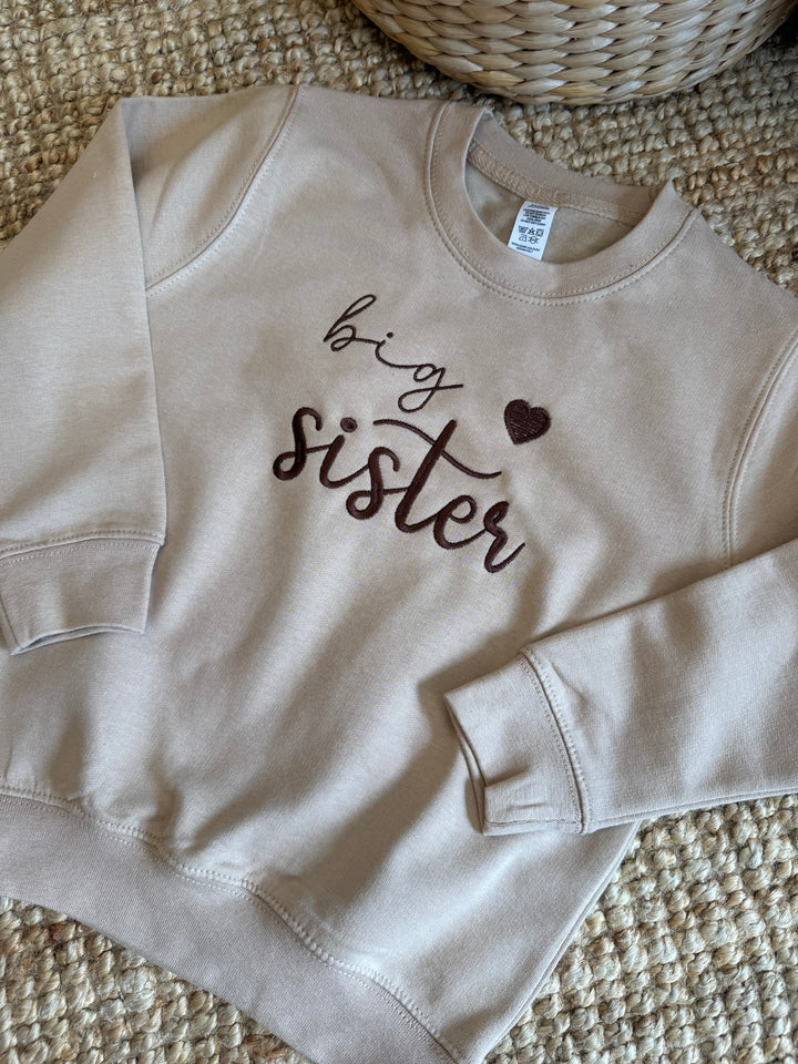 Zwangerschap Aankondigen met Grote Zus of Grote Broer Sweater
