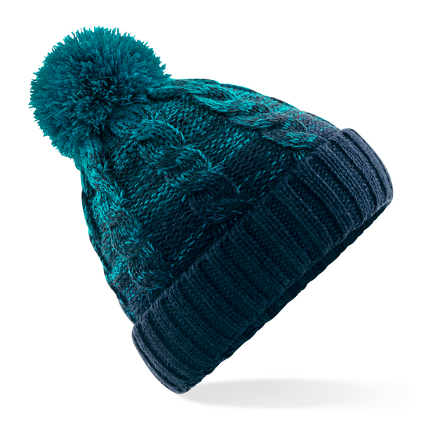 Muts met naam in fleece met pompon - Wintermuts - Borduren Caro B Make It Yours