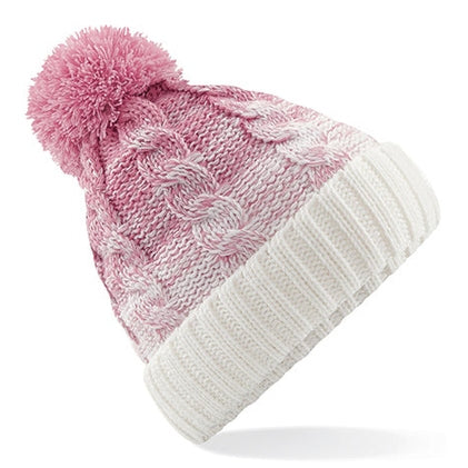 Muts met naam in fleece met pompon - Wintermuts - Borduren Caro B Make It Yours