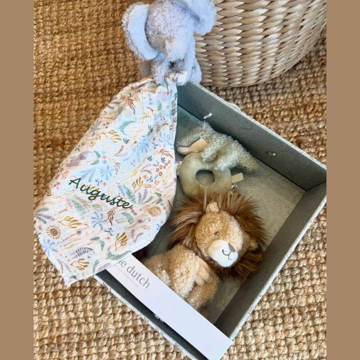 Little Dutch Giftset met Naam - Safari Friends Little Dutch