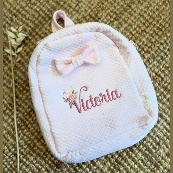 Sac à dos au Losange - Sac à dos pour enfants - Bowknot - Personnalisé avec nom