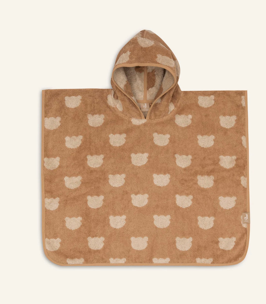 Jollein Badponcho met Naam - Borduren - Jacquard