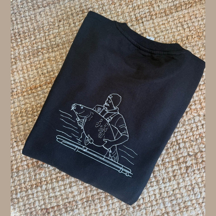Gepersonaliseerde Sweater met Grote Lijntekening