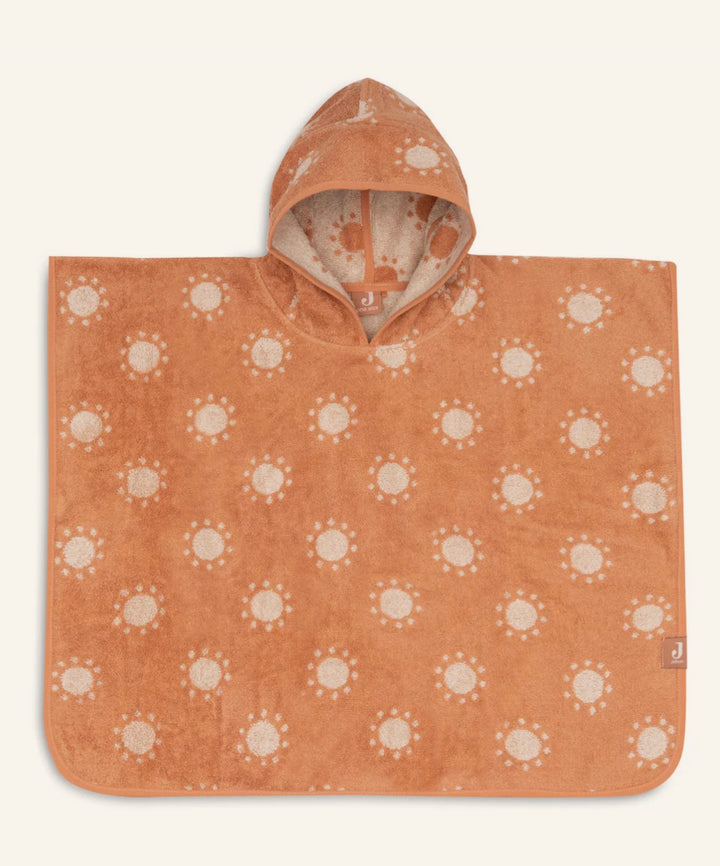 Jollein Badponcho met Naam - Borduren - Jacquard