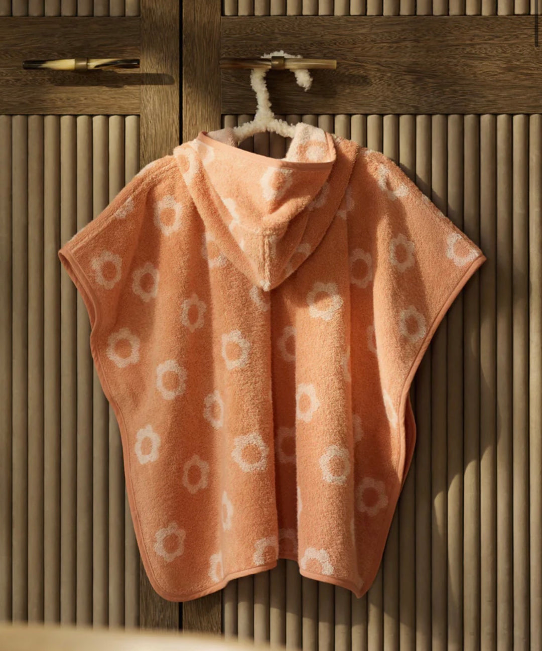 Jollein Badponcho met Naam - Borduren - Jacquard