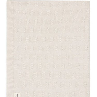 Jollein Babydeken Grain Knit met Naam - Borduren Jollein