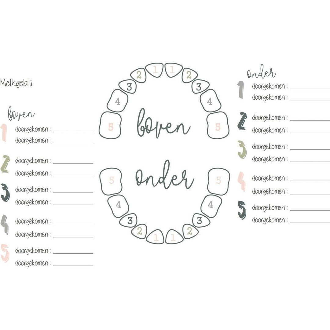 Groeiboek-Jepkids-1-4 jaar-Caro B Handmade