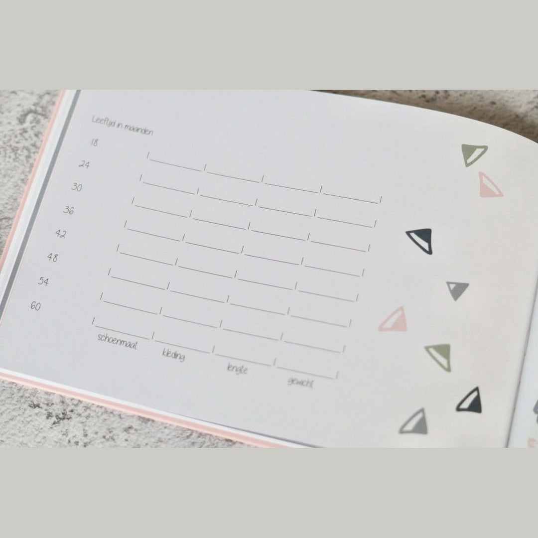 Groeiboek-Jepkids-1-4 jaar-Caro B Handmade