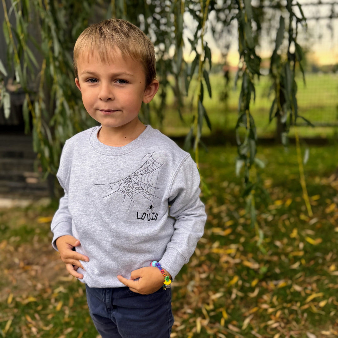 Halloween-spinnen-sweatermetnaam-spook-borduren