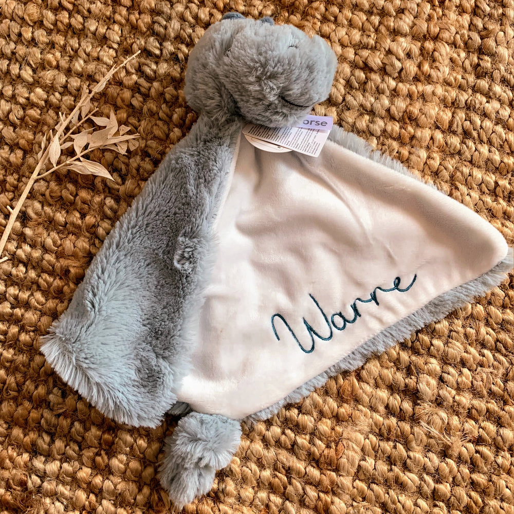 Happy Horse Dino Don met Naam - Borduren Happy Horse