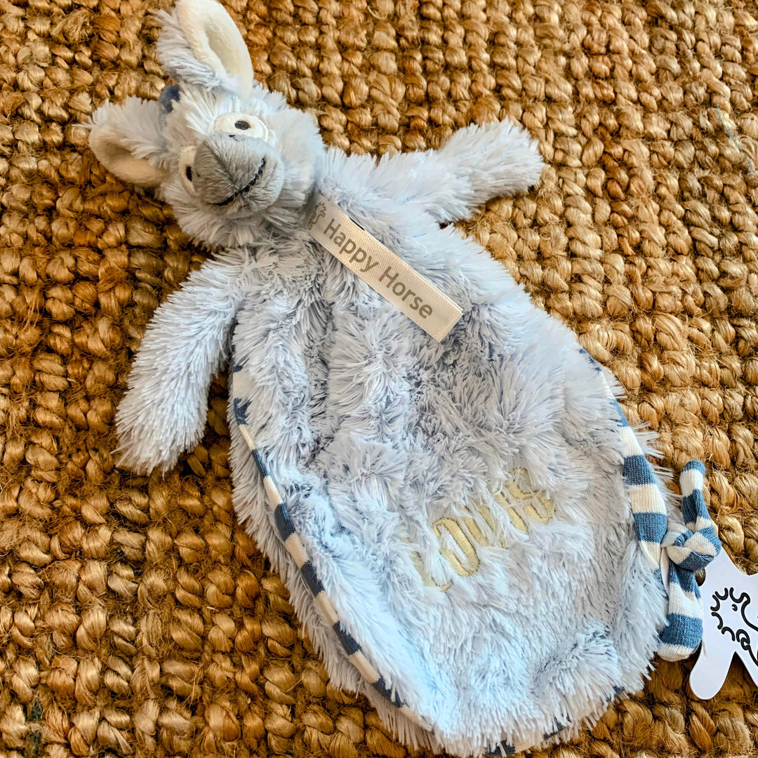 Happy Horse Donkey Dallas met Naam - Borduren Happy Horse