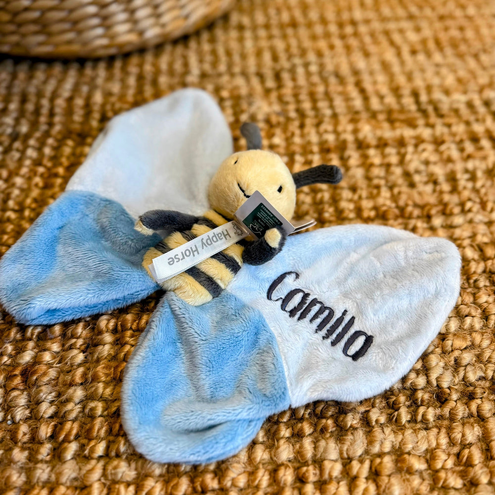 Happy Horse Bee Benja Tuttle met Naam - Borduren Happy Horse