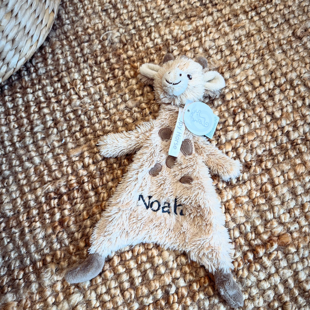 Happy Horse Giraffe Gus Tuttle met Naam - Borduren Happy Horse