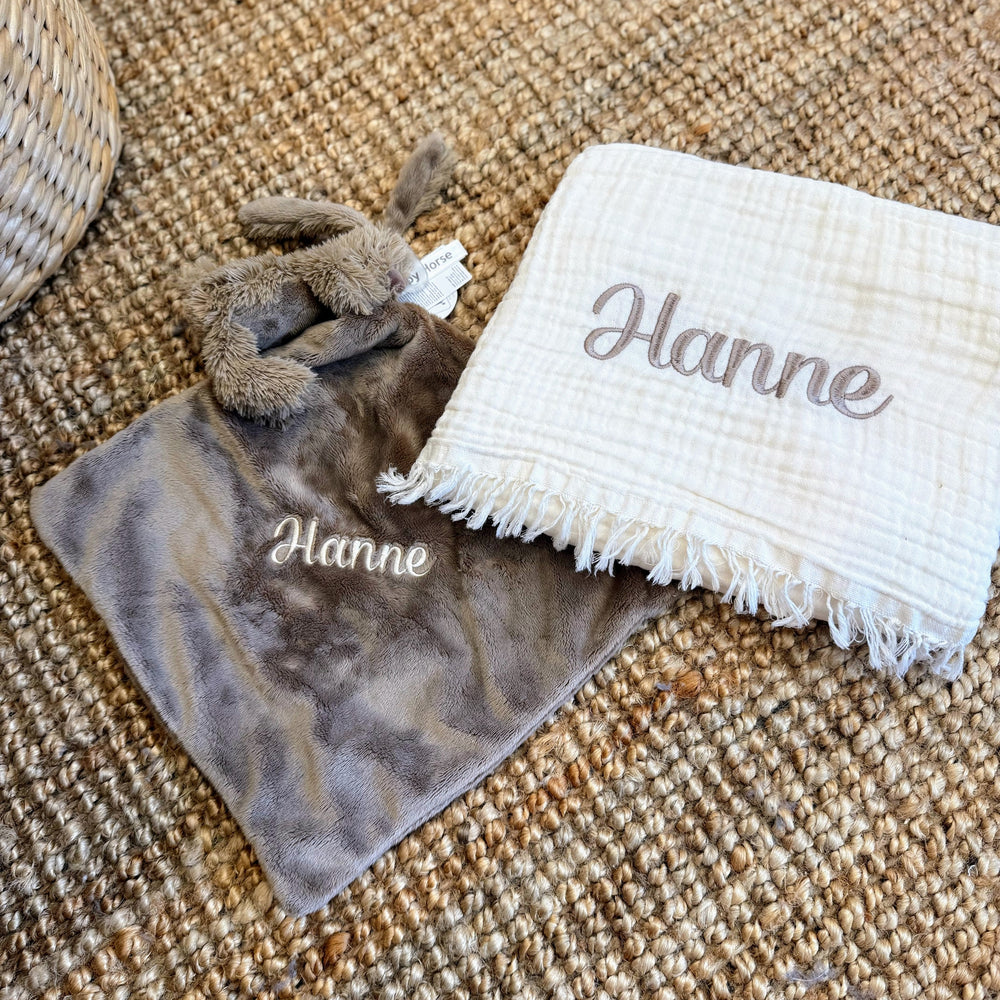 Happy Horse Mini Rabbit Richie Blanket met Naam - Borduren Happy Horse
