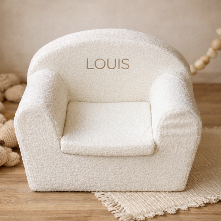 Teddy Geborduurde Kinderstoel met Naam – Knus, Stijlvol & Persoonlijk Caro B Make It Yours