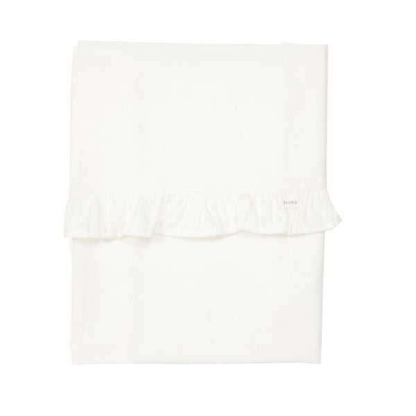 Koeka Wieglaken Faro Ruffle met Naam - Borduren Koeka