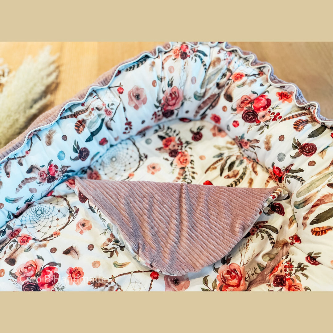 babynest cocoon slapen baby merchtem handgemaakt