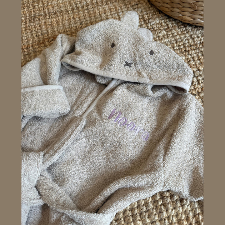 Badjas Jollein met Nijntje met Naam - Sand Jollein