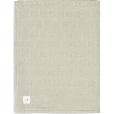 Jollein Babydeken Grain Knit met Naam - Borduren Jollein