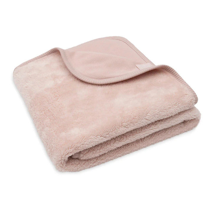 Jollein Babydeken Basic Jersey/Sherpa met Naam - Borduren Jollein